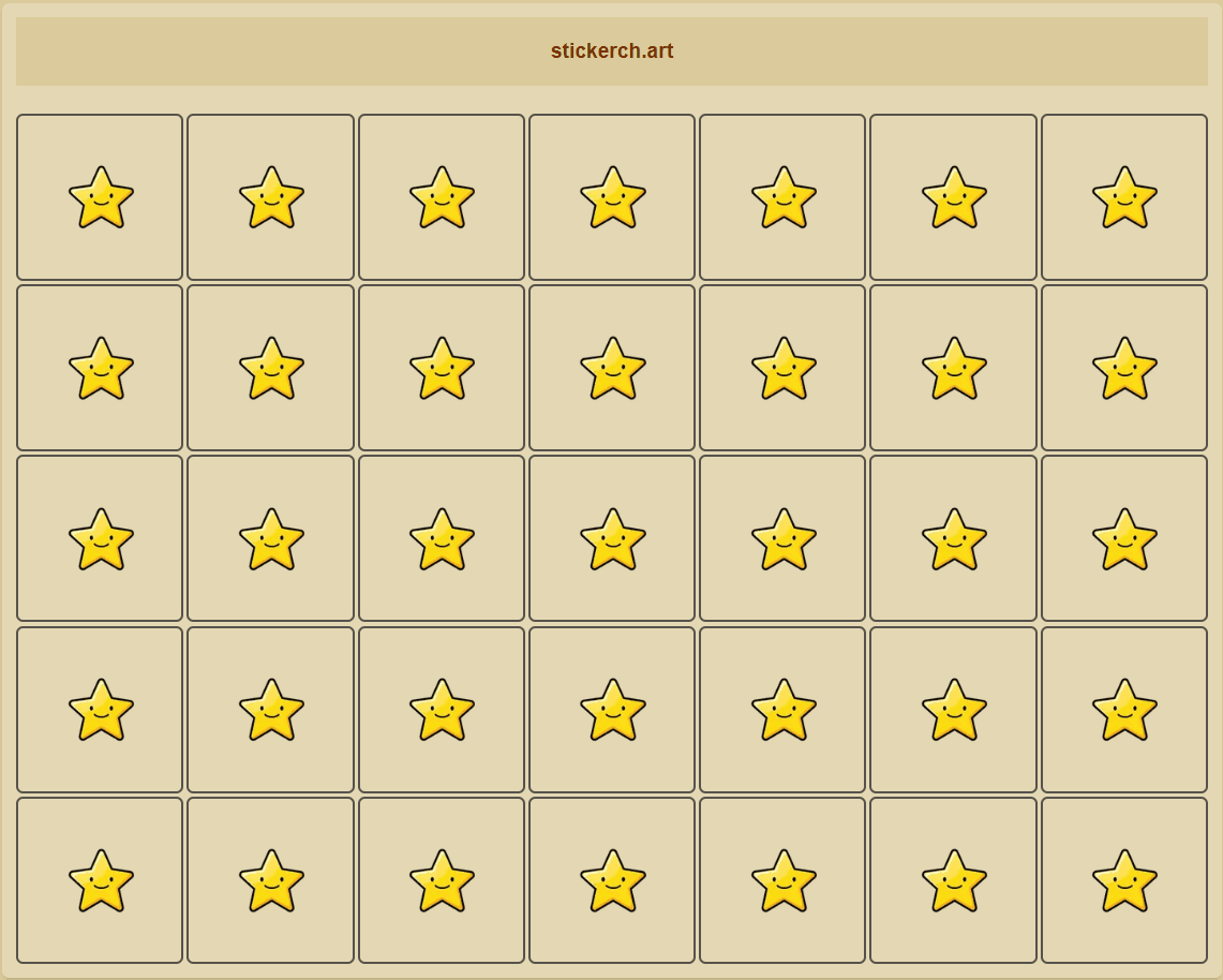 Sticker Chart Preview